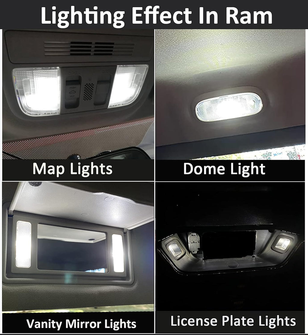 12PCS CANBUS LED Interior Light Kit 6000K White U695927