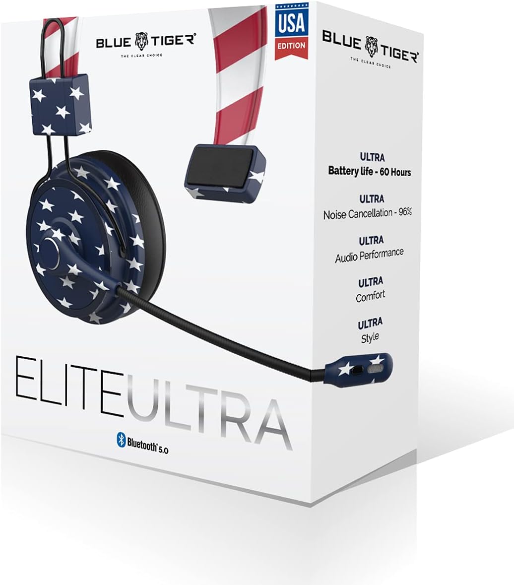 Wireless Bluetooth Headset Noise Cancellation 60 Hours Talk Time N365