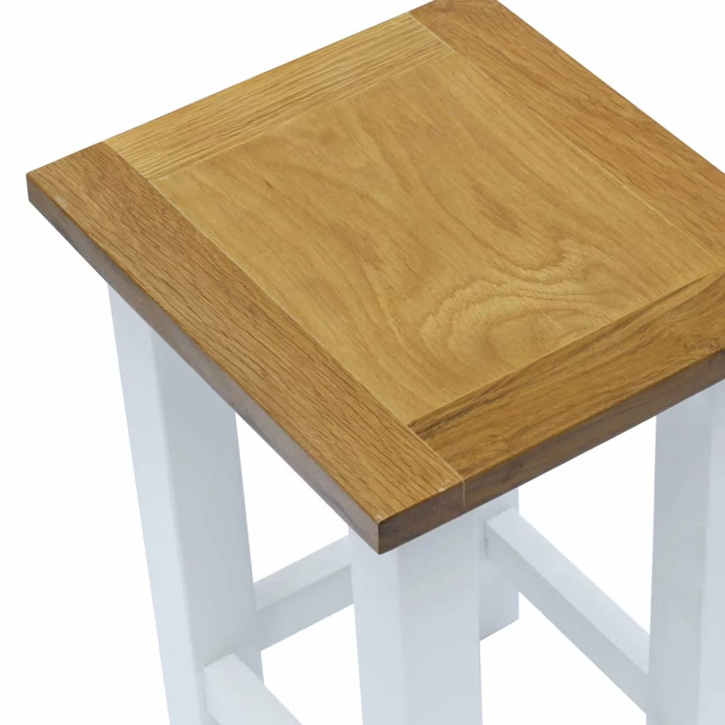 Solid Oak Wood End Table V70835