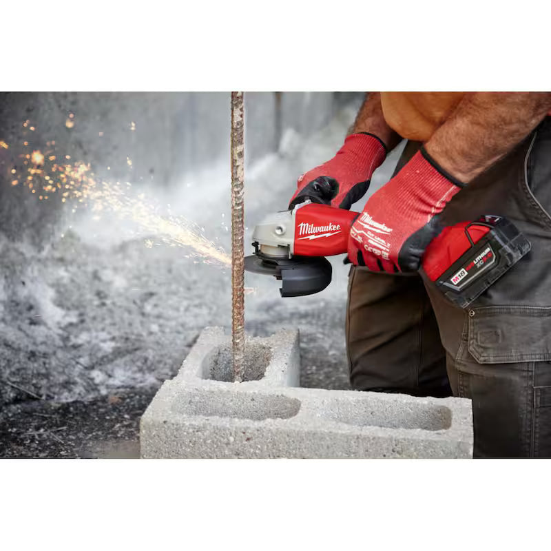 18-Volt Lithium-Ion Brushless Cordless 4-1/2 in./5 in. Grinder with 5.0Ah Starter Kit T1350