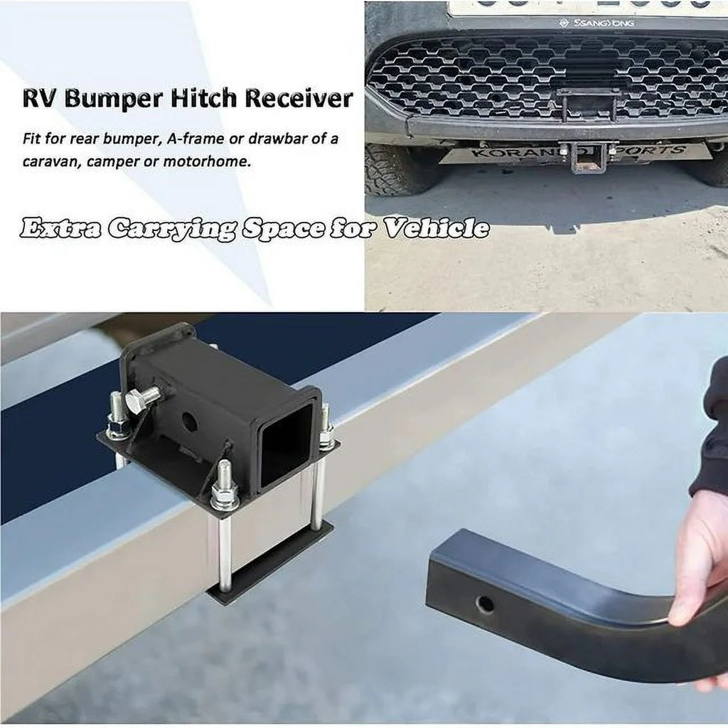 2 Receiver Trailer Bumper Hitch Adapter S86116