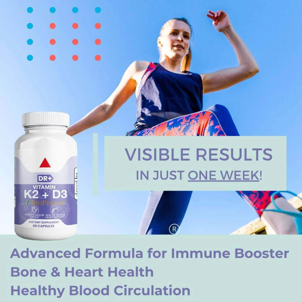 Vitamin K2 MK7 with D3 5000 IU Supplement 2-Pack W7651