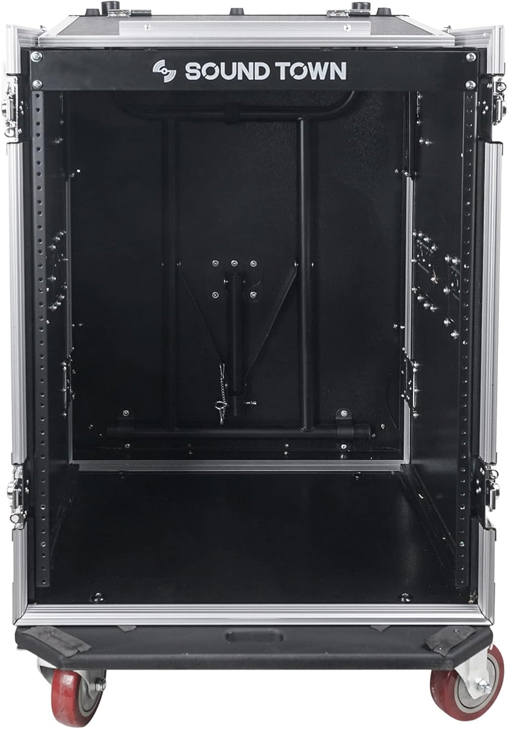 14U PA DJ Rack/Road ATA Case with 11U Slant Mixer Top Y9361