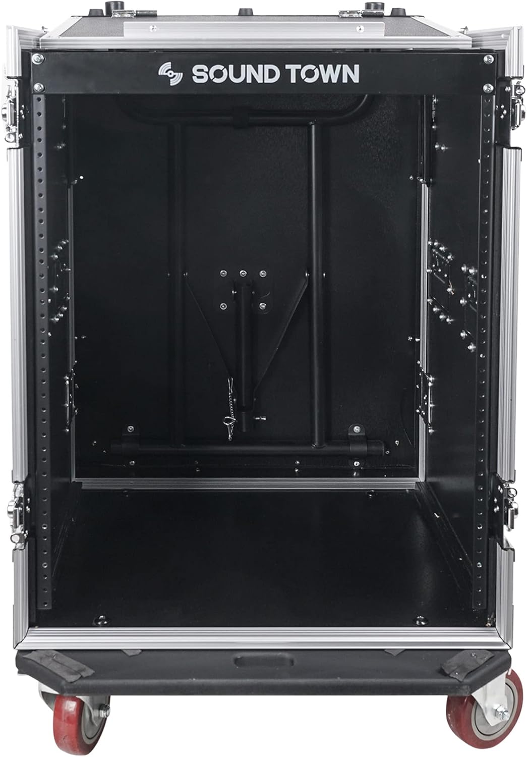14U PA DJ Rack/Road ATA Case with 11U Slant Mixer Top Y9361