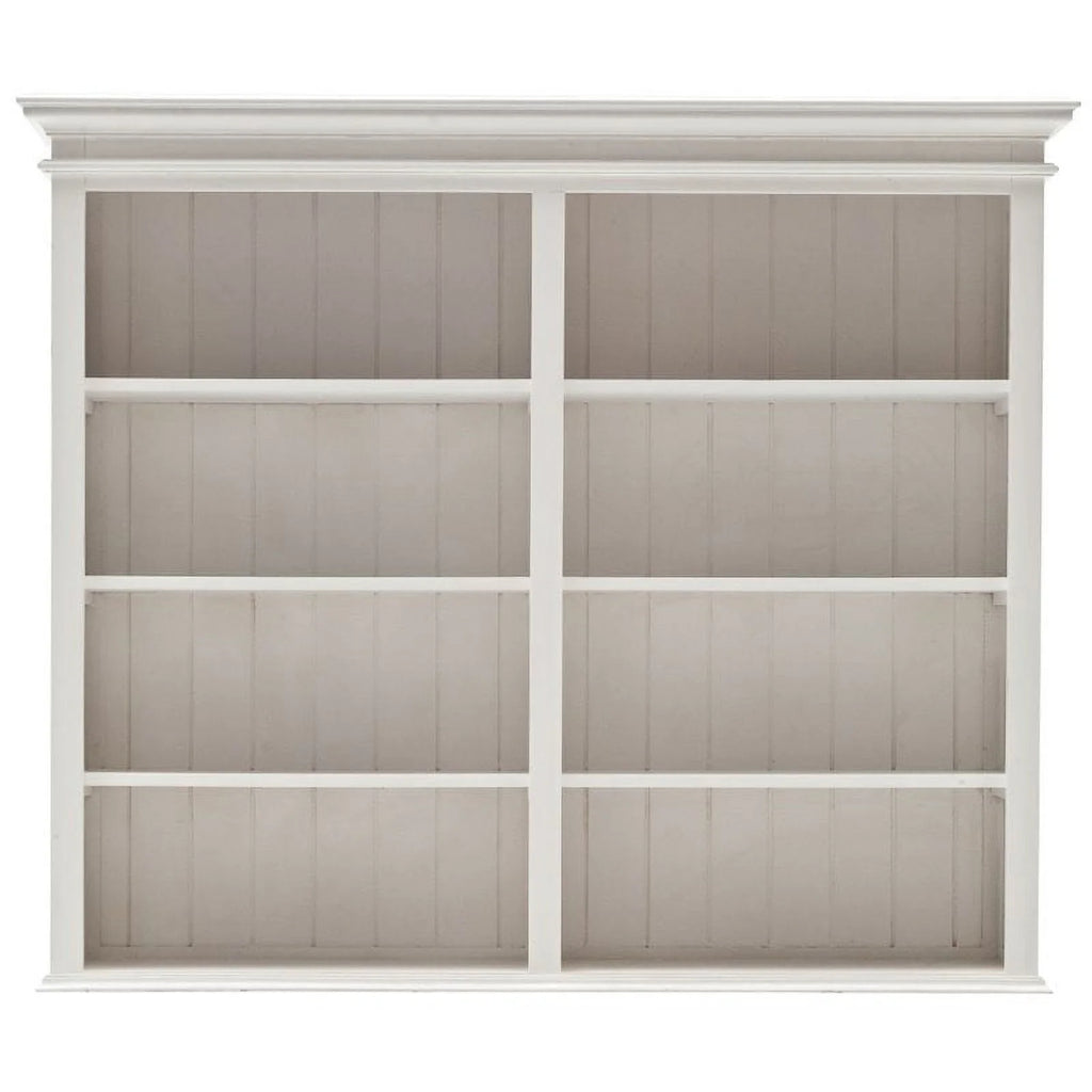 Storage Cabinet with Hutch in Pure White I98814