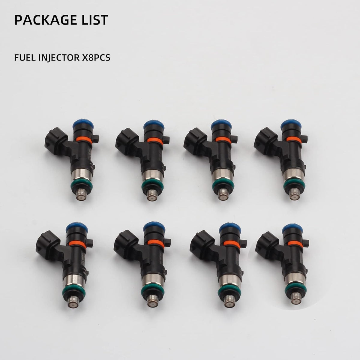 12 Holes 8 pcs Gasoline Fuel Injectors Set A2031