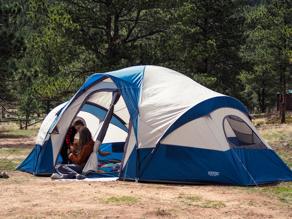 Blue 10-Person Cabin Tent Z5650