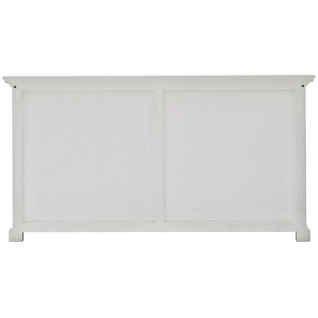 Storage Cabinet with Hutch in Pure White I98814