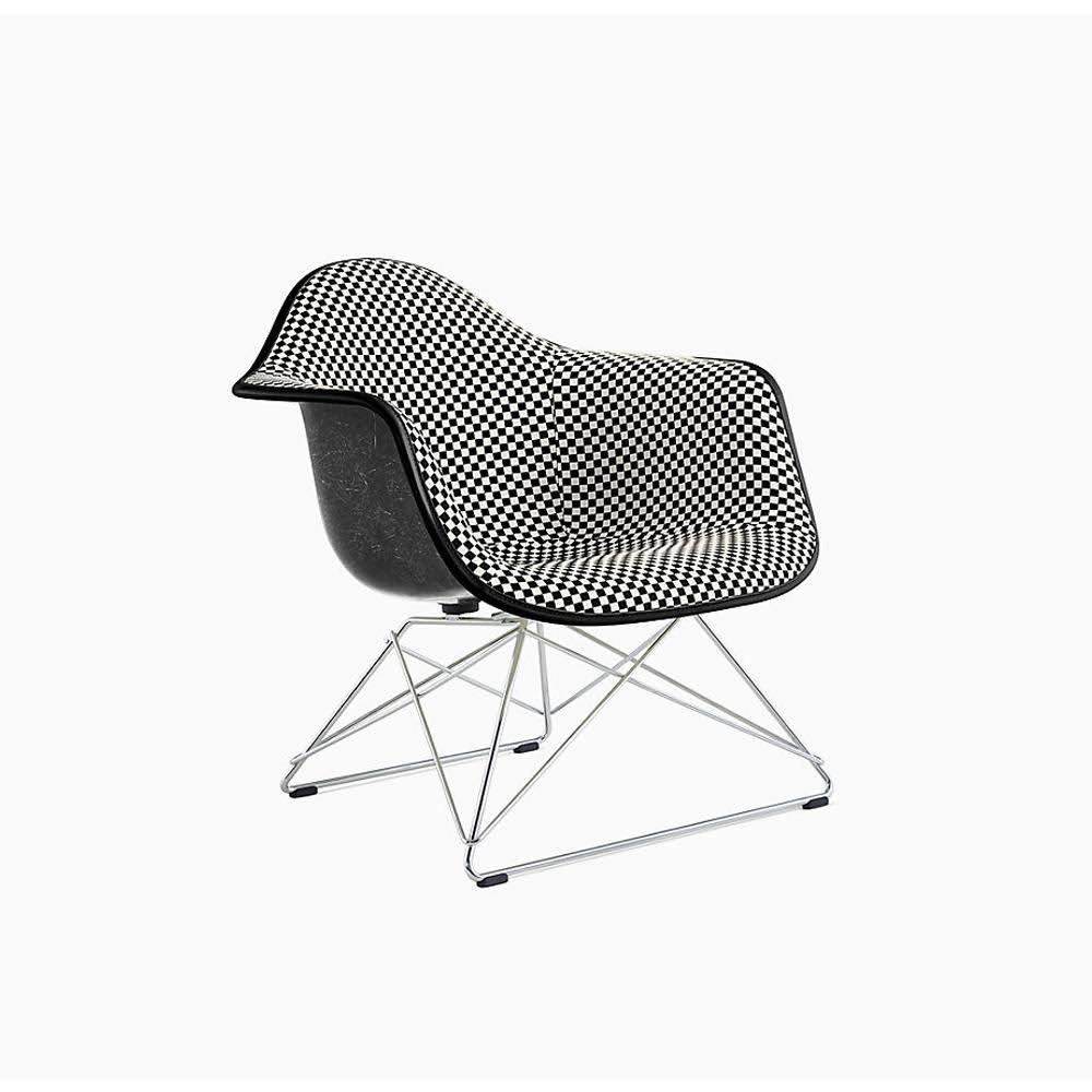 Upholstered Armchair with Wire Base W684