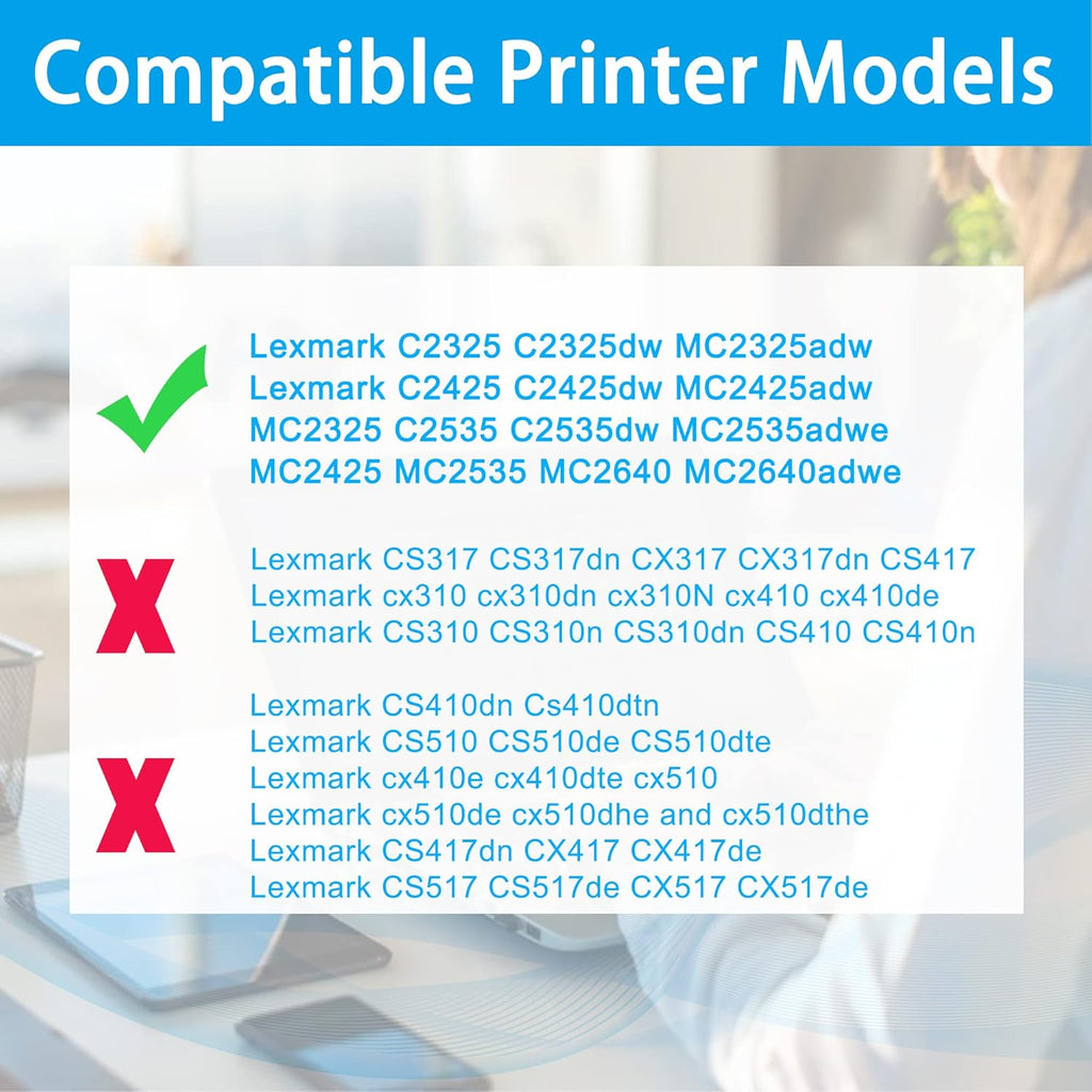 Compatible Toner Cartridge 4-Pack KCMY B1417