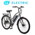 26 Low Step Cruiser Electric Bike 7 Speeds 250w Black D6242