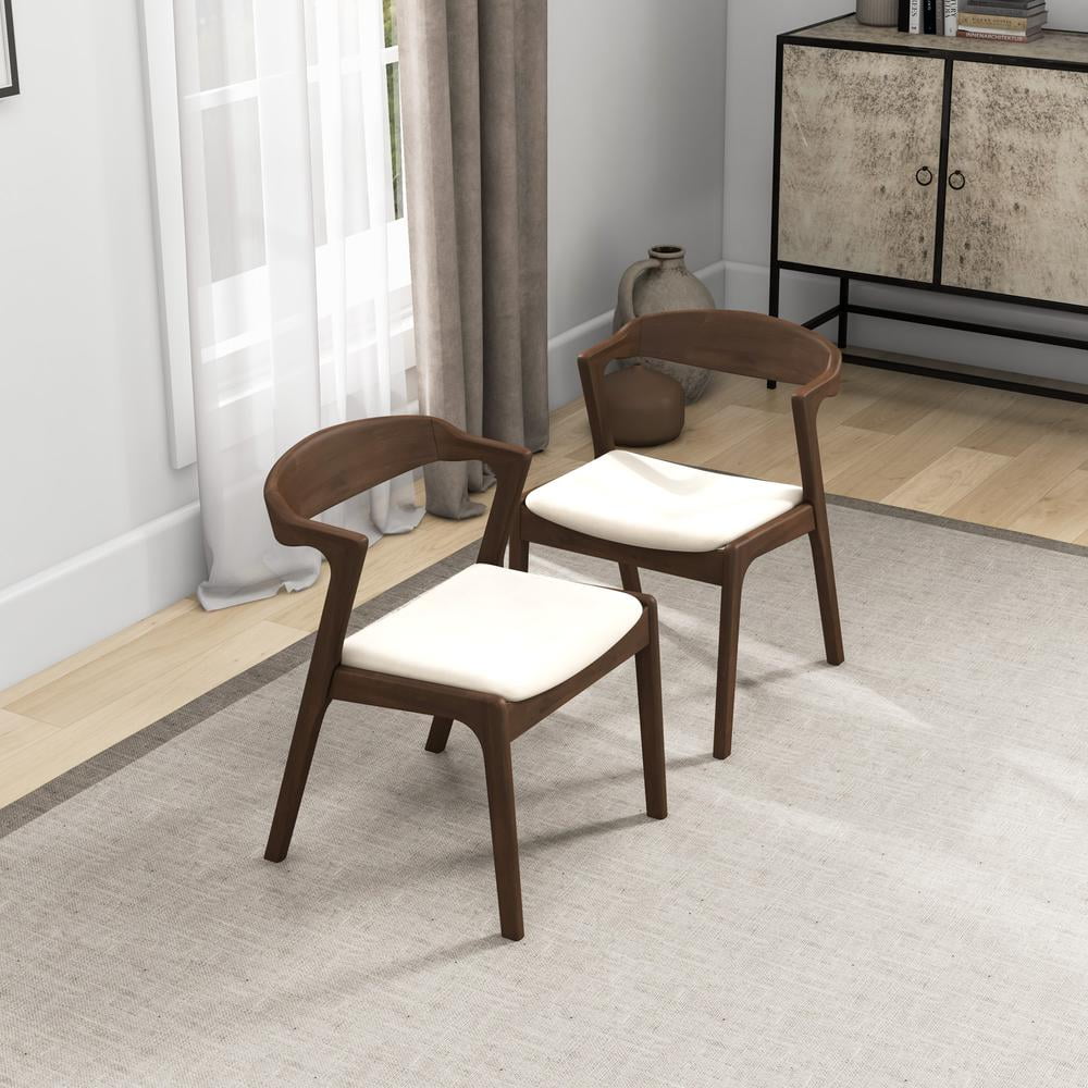 Velvet Solid Wood Dining Chair Set of 2 C34913
