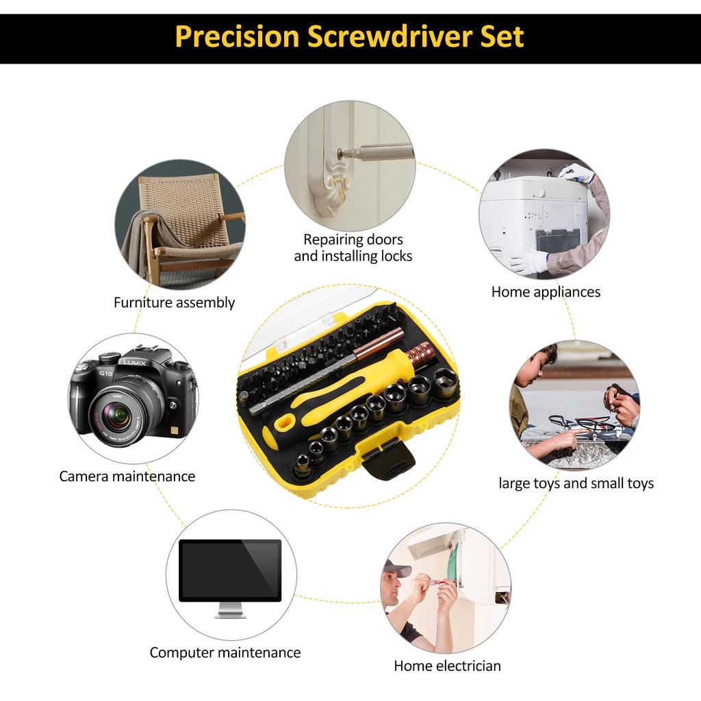 Socket Wrench Screwdriver Set D886