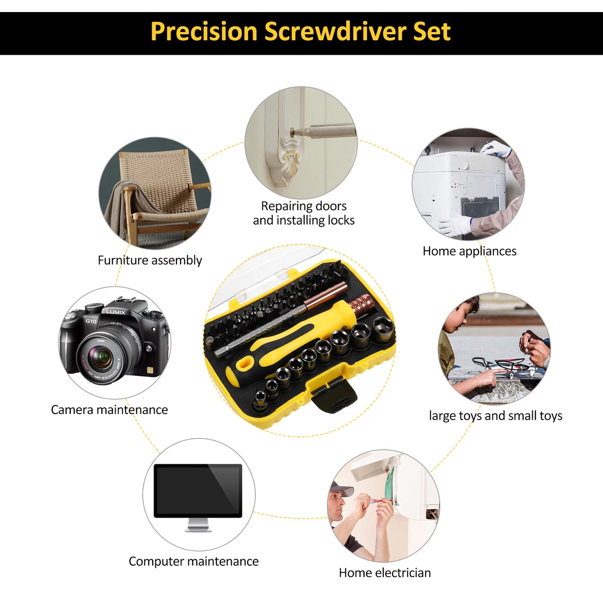 Socket Wrench Screwdriver Set D886