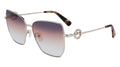 Gold Gradient Blue Sunglasses E358