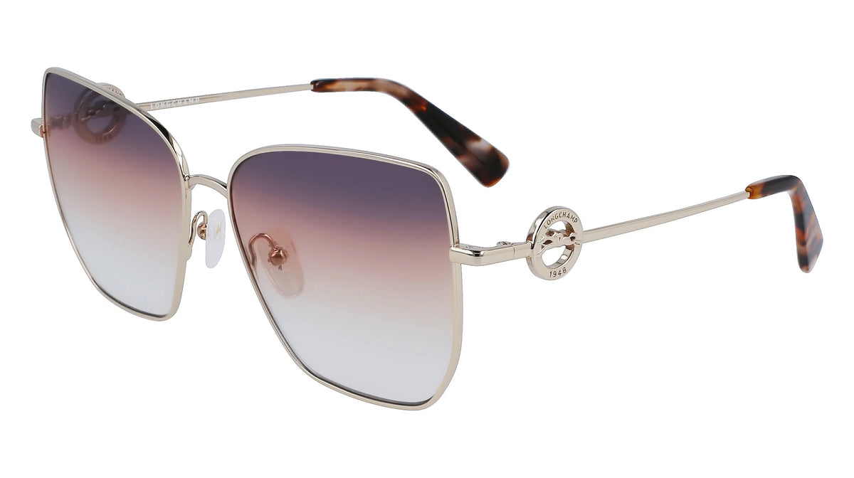 Gold Gradient Blue Sunglasses E358