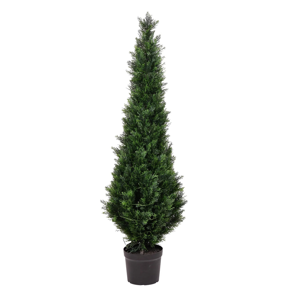 5' Artificial Potted Green Cedar Tree B1184