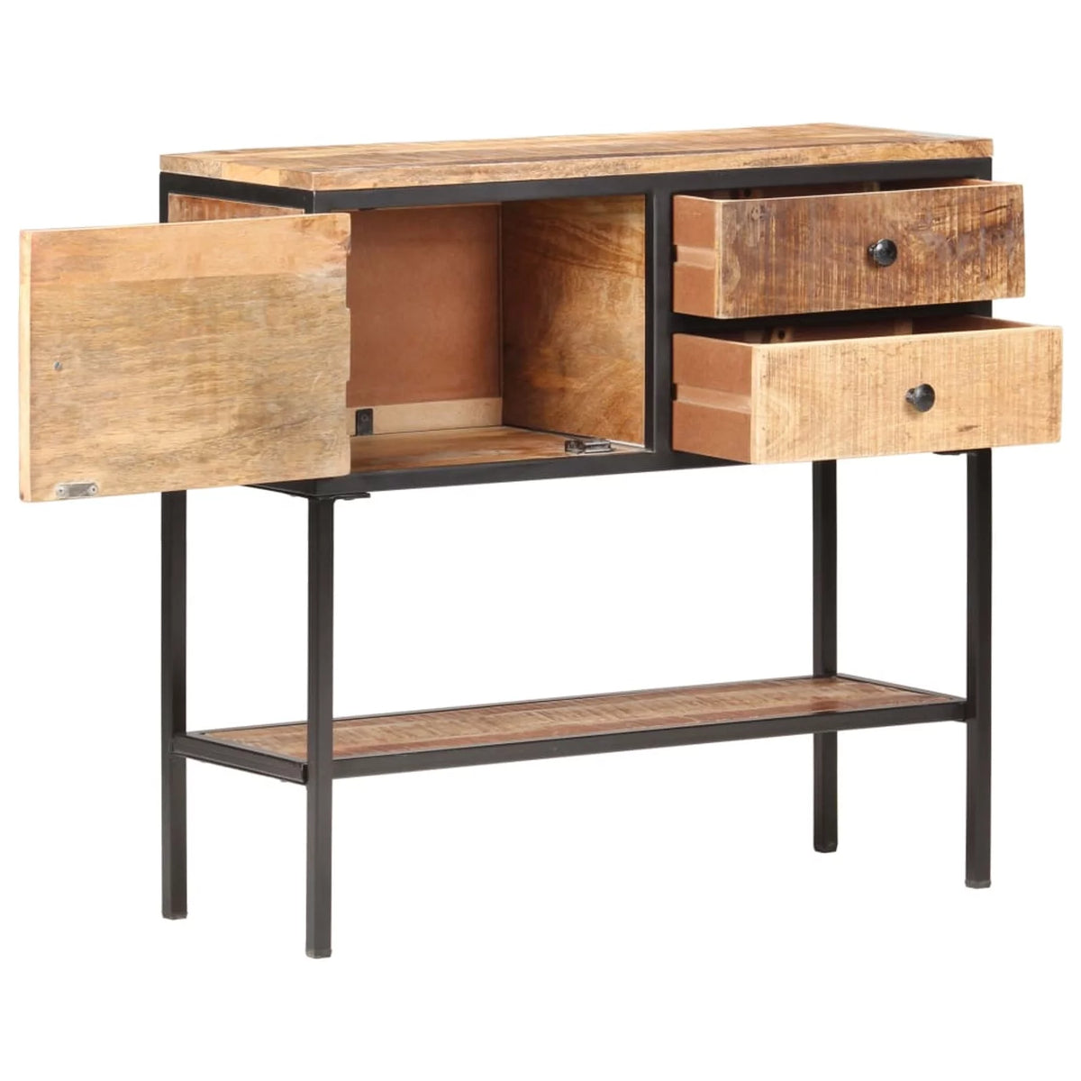 Rough Mango Wood Sideboard I7031