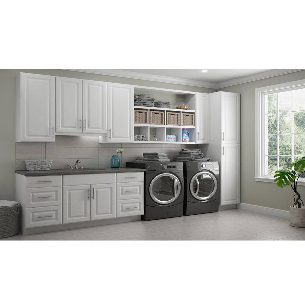 24x42x12 in. Wall Kitchen Cabinet in Satin White U68654