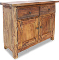 Solid Reclaimed Wood Sideboard 2 Doors 2 Drawers C203