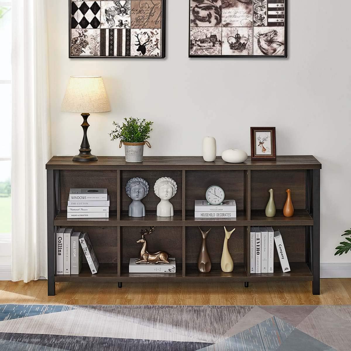 8 Cube Storage Organizer Bookshelf A4686