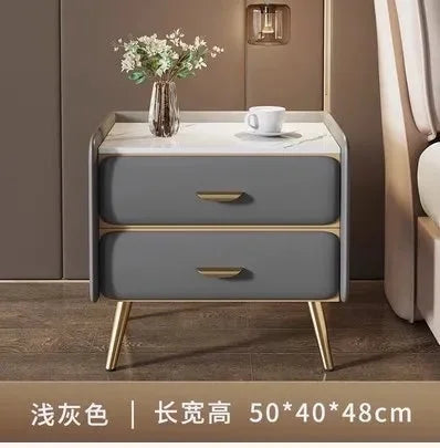King Double Bed Leather Storage Bed W107