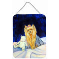 Yorkie And Teddy Bear Metal Wall Or Door Hanging Prints M93531