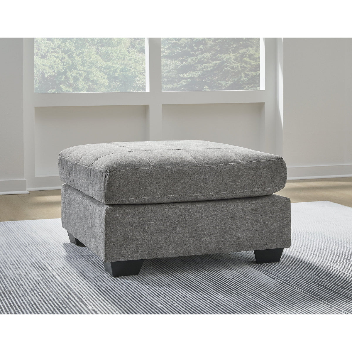 Oversized Gray Accent Ottoman B352689