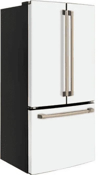 33 Wide 18.6 Cu. Ft. Counter Depth French Door Refrigerator Matte White U2987