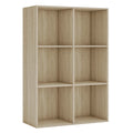 White 6 Cube Bookcase Storage Cabinet B577