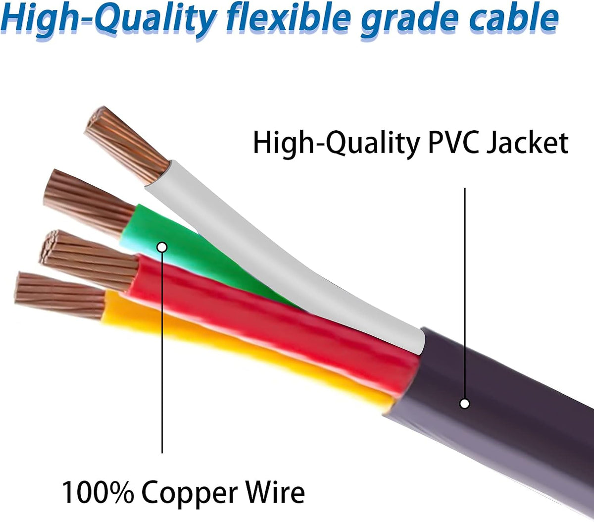 50 Amp 25 Feet RV Power Extension Cord Blue U319