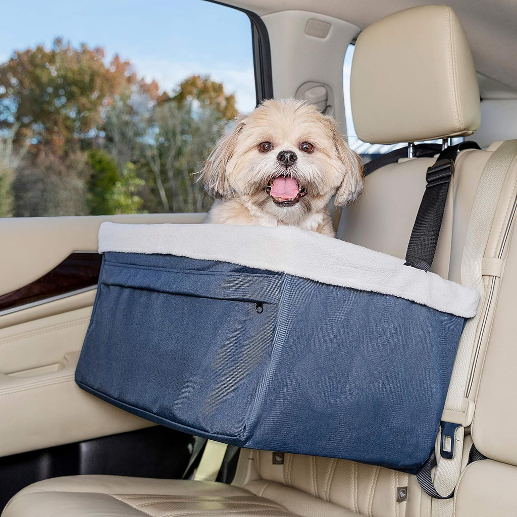 Dog Booster Seat for Car, Tan, up to 18 lb, Pack of 2 W910175