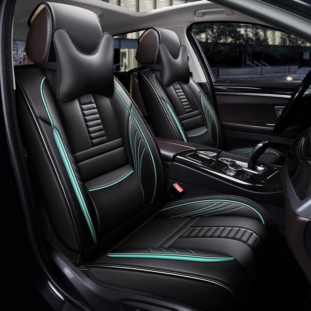 Leather Waterproof Car Seat Cover Full Set F17731