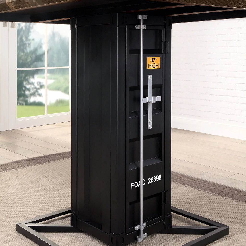 Walnut Wood Counter Height Table P9377