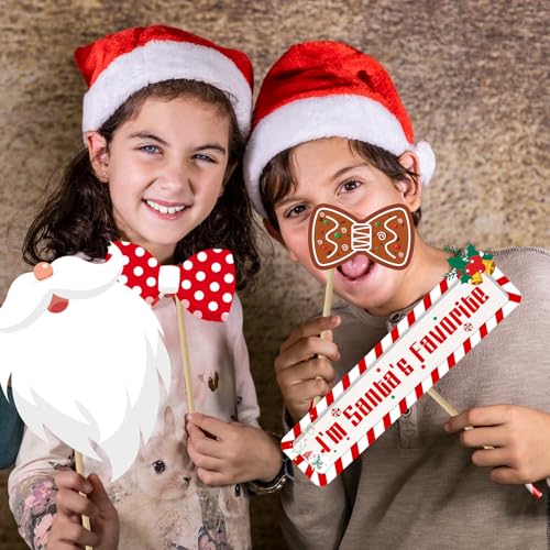 Christmas Photo Booth Props, 40Pcs Party Decorations P317