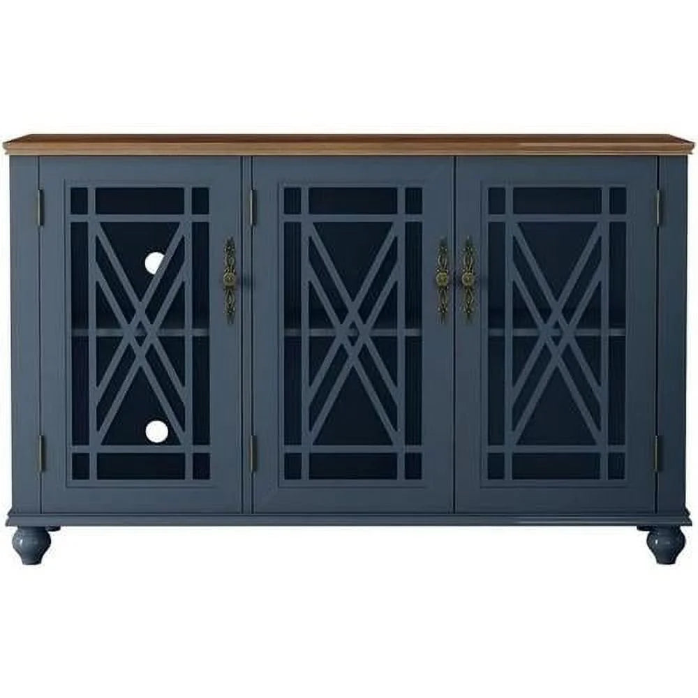 Vintage Wood Kitchen Accent Buffet Sideboard Cabinet Q87244