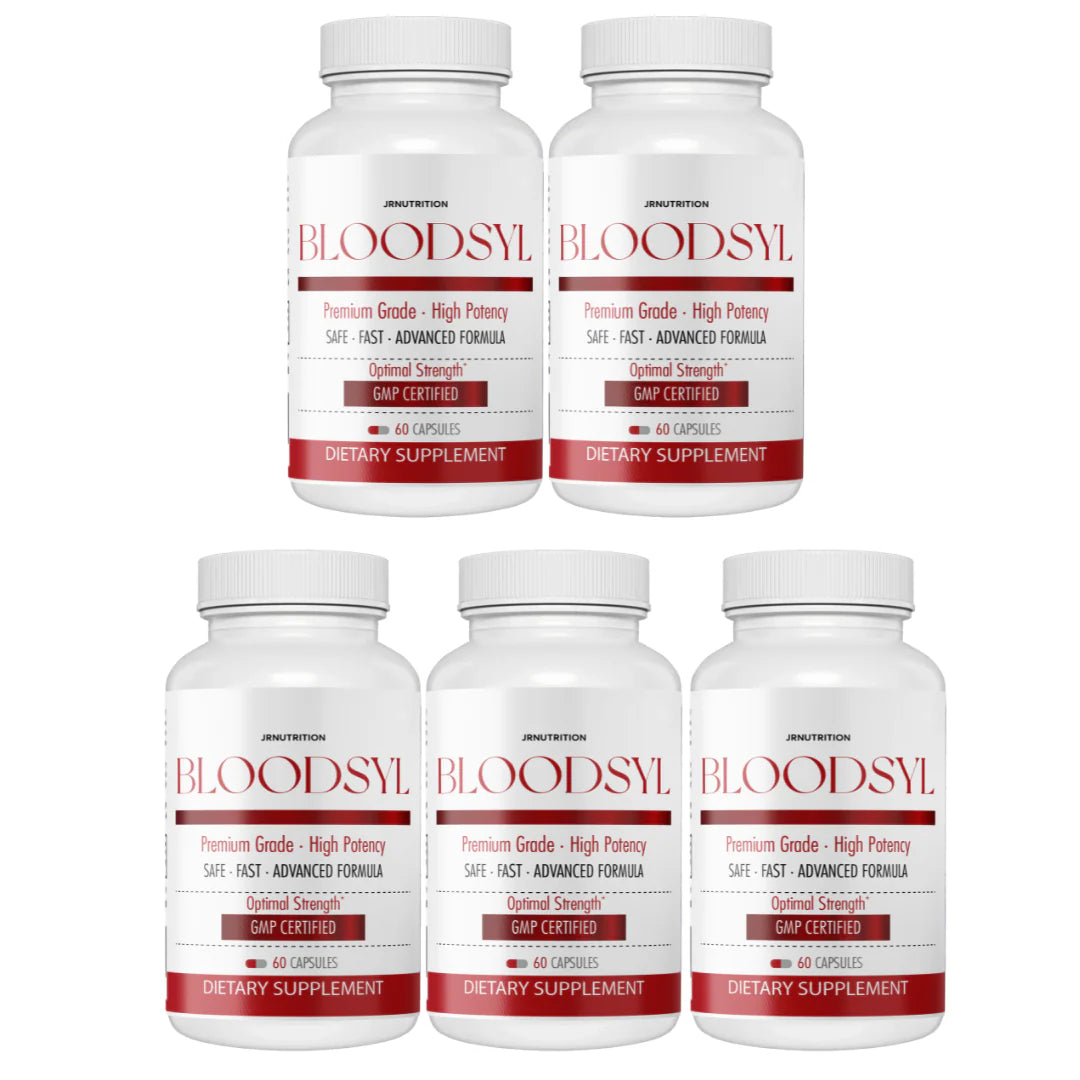 Blood Support Supplement 5 Bottles X464