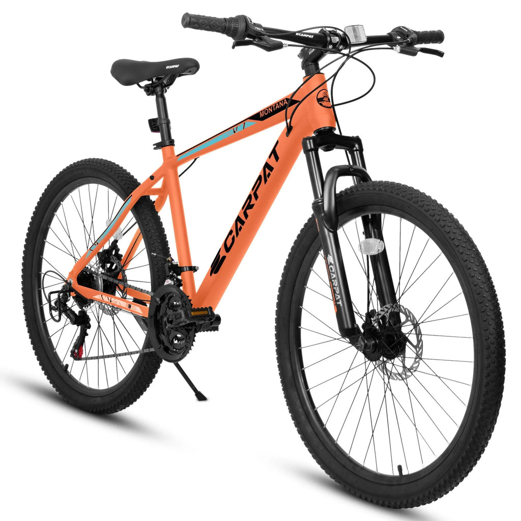 24 inch Mountain Bike with 21 Speed Drive, Dual Disc Brake, Front Suspension X814971