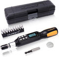 1/4 Mini Cordless Adjustable Torque Screwdriver with 9 PCS Bits & Storage Case L98900