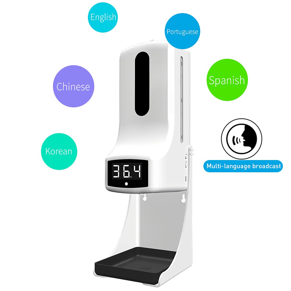 Wall Mounted Automatic Soap Dispenser with Thermometer Q7080