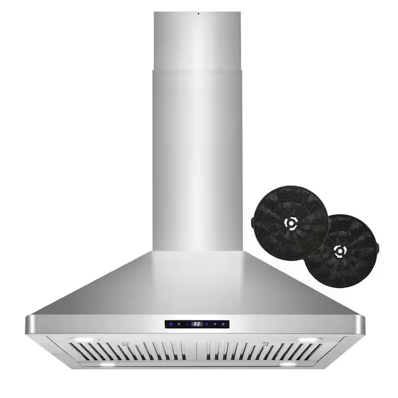 30 in. 380 CFM Convertible Ductless Island Range Hood M347619