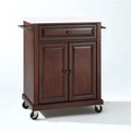Wood Kitchen Cart with Granite Top F19264
