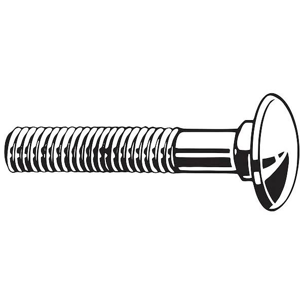 Carriage Bolt, Low Carbon Steel X4780