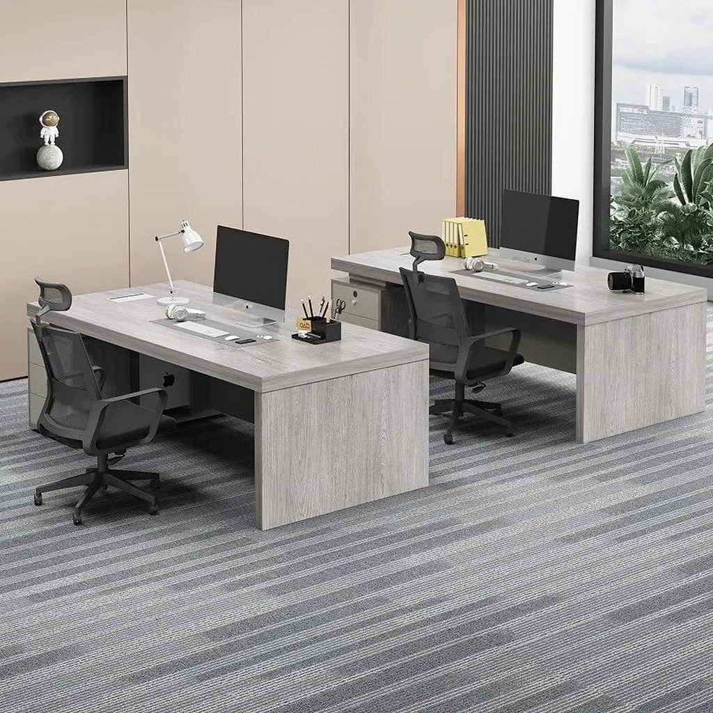 White Office Desk Workstation O651710