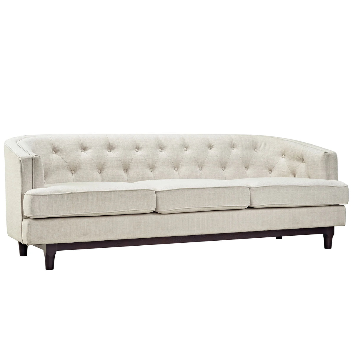 Beige Fabric Sofa Set of Two I4778