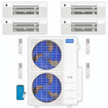 45,000 BTU 4 Zone Ceiling Cassette Ductless Air Conditioner and Heat Pump E148