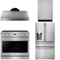 36 Gas Range, Range Hood, Refrigerator and Dishwasher X708