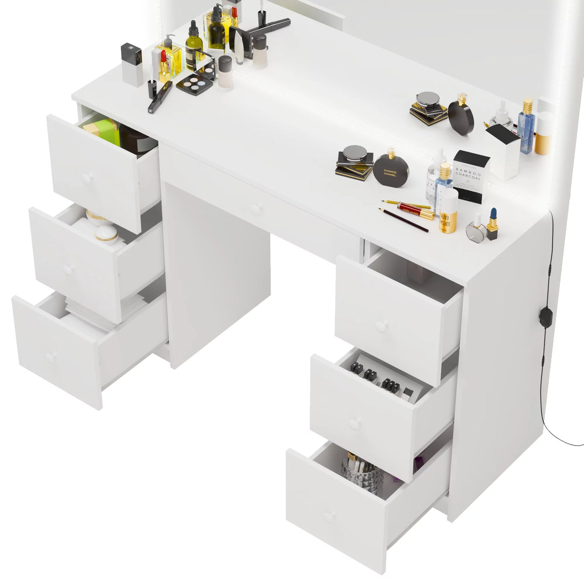 Modern Lighted Vanity Table B354618