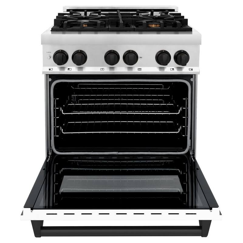 30 in. 4 Burner Dual Fuel Range in Stainless Steel Z23408