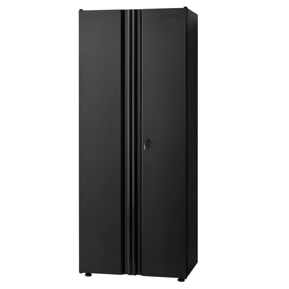 Black 24-Gauge Steel Freestanding Garage Cabinet R643
